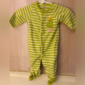NB Terry Footie Onesie